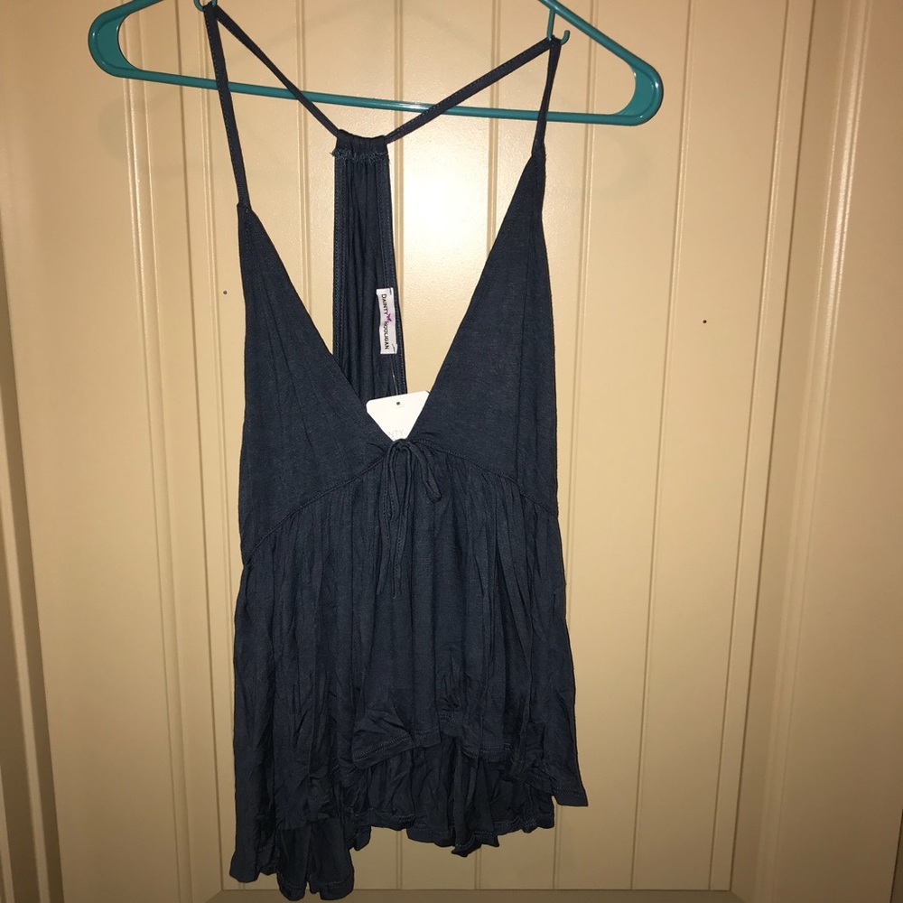 Navy blue Dainty Hooligan top